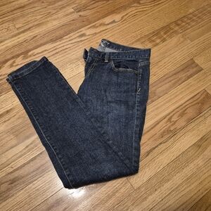 LOFT Women's Dark Blue Straight Leg Jeans